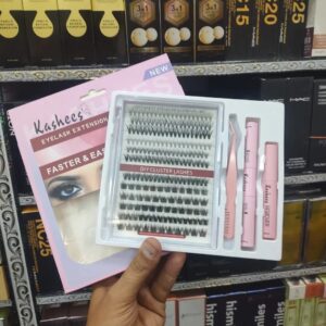 Kashee's 4 In 1 Permanent Eyelash Extension Set Professional Lash Kit | Mix Size - Image 5