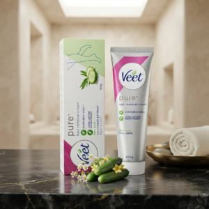 Veet Pure Hair Removal Cream For Dry Skin 100g Is Specially Formulated To Provide Gentle And Effective Hair Removal - Image 3