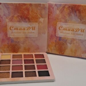 16 Color Eyeshadow Makeup Palette Matte & Shimmer Powder Eye Shadow Kit - Multi Color - Image 5
