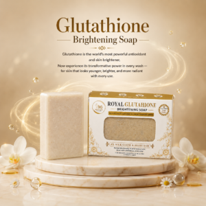 Instant Glow Royal Glutathione Brightening Soap – Luxury Skin Brightening & Anti-Ageing Soap for Radiant, Even-Toned & Youthful Looking Skin | Premium Antioxidant Formula - Image 1