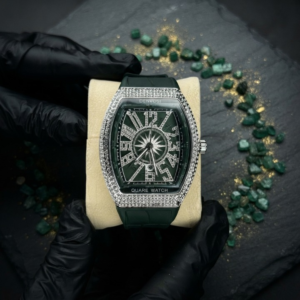 Denvosi Luxury Diamond Studded Strap Men’s Watch Elegant Durable Stylish Premium Choice For Parties Daily Wear And Special Occasions (Without Box) - Image 1