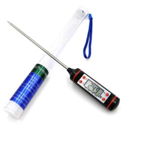 TP101 Digital Food Thermometer with Stainless Steel Probe | Kitchen BBQ Meat Cooking Baking Milk Oil Water Temperature Meter - Image 3