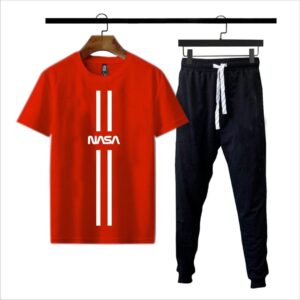 Premium Micro Men’s Tracksuit Nasa Print – Comfortable Sportswear | Gym & Workout Suit - Image 2