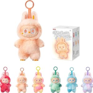 LABUBU Plush Blind Box Doll Keychain | Random Design Bag Charm Collectible Toy - Random Color - Image 1
