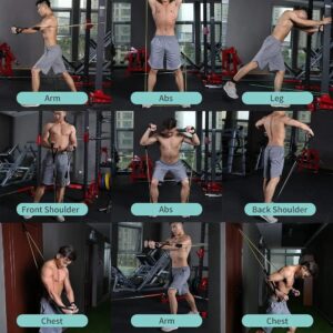 11 In 1 Natural Rubber Power Resistance Bands Exercise Belt For Home Office Outdoor Gym Equipment - Image 5