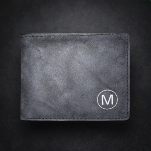 M Men's Premium Leather Wallet – Slim Bifold Card Holder & Cash Wallet | Deal Offer - Image 1