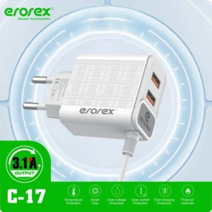 3-in-1 Type-C Fast Charging Cable – 3A Output | Multi-Device USB Charging Cable for Android & Type-C Devices Random Color - Image 2