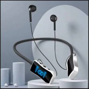 Bluetooth Headset with Digital Display & IPX4 Protection - Image 2
