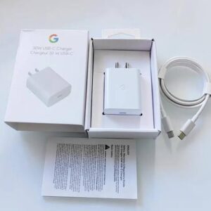 Original Google 30W USB-C PD Fast Charger with USB-C to USB-C Cable for Google Pixel 9/8/7/6 Series, Pixel Fold, Tablets & USB-C Devices - Image 3