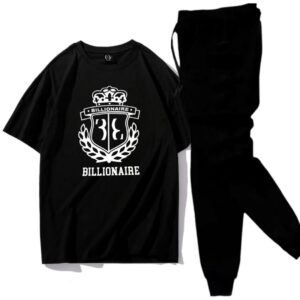 Premium Micro Men’s Tracksuit Billionaire Print – Comfortable Sportswear | Gym & Workout Suit - Image 4