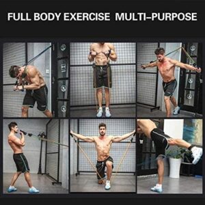 Resistance Bands Set - 11pcs Latex Pull Rope With Door Anchor, Handles, And Ankle Straps For Effective Home And Gym Workout Routines - Image 5