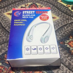STREET VENDOR Premium Silicone Variant Bladeless Neck Fan – Ultra-Soft Wearable Personal Air Cooler & Purifier - Image 4