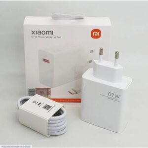 Xiaomi 67W Mini Fast Charging Power Adapter with Type-A Port & Charging Cable | Compact 67W Wall Charger for Smartphones & Devices - Image 2