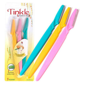 Pack of 3 - Tinkle Eyebrow Razor Easily Remove Hair For Women - Personal Grooming Tool Designed For Facial Hair Removal And Smooth Skin Maintenance Routine - Image 3