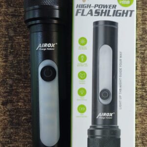 Airox 5 In 1 Rechargeable Flash Light – Type-C Charging | Black - Image 3